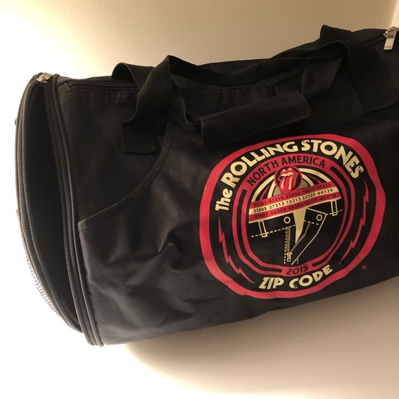 Rolling Stones zip code tour Duffel bag - Picture 2 of 2